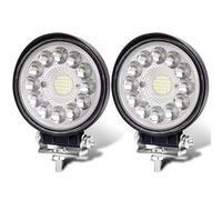 NWpangu 2PCS Phare de Travail LED Tracteur, 5" 144W Lampes de Travail à LED 6000K IP68 Étanche Phare LED Barre Pour 4x4 Tracteur Camion Bateau SUV.