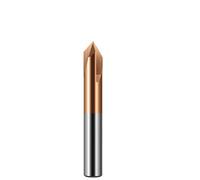 NWPNLXEA 1Pcs Tungsten Solid Carbide Countersink Drill Bit Chamfer Aluminium Stainless Steel Milling Cutter, 90 Degree Deburring End Mill(Carbide HRC55,4x50L) NWPNLXEA
