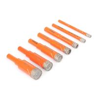 NWPNLXEA 5/6/8/10/12/14/16mm Round Handle Dry Vacuum Brazed Diamond Drilling Hole Saw for Ceramic Granite Marble Drill Bits 1Pcs(4PCS(5-6-8-10)) NWPNLXEA