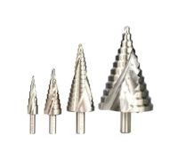 NWPNLXEA Step Drill Bit 4-12/20/32mm 6-60mm Metal Drills HSS Steel Step Cone Drill Round Shank Wood Metal Drilling Tool Hole 1Pcs(3pcs Set) NWPNLXEA