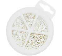 NWS 144-BS-500 Assortiment d'embouts simples 0.5 mm², 0.75 mm², 1 mm², 1.5 mm², 2.5 mm² non isolé argent 500 pc(s)