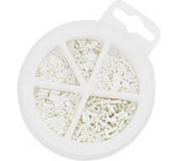 NWS 144-BS-500 Assortiment d'embouts simples 0.5 mm², 0.75 mm², 1 mm², 1.5 mm², 2.5 mm² non isolé argent 500 pc(s)