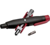 NWS 2005-4-SB Clé pour armoires électriques Clé pour armoires de distribution Zinc moulé sous pression, plastique noir, rouge 1 pc(s)