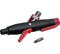 NWS 2005-5-SB Clé pour armoires électriques Clé pour armoires de distribution Zinc moulé sous pression, plastique noir, rouge 1 pc(s)