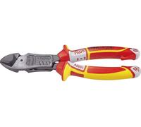 NWS FantasticoPlus 138-69-VDE-180 VDE Pince coupante diagonale à forte démultiplication avec facette 180 mm