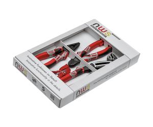 NWS Jeu d'outils combinés, 3 pièces, y compris pince combinée de force CombiMax, pince coupante diagonale, pince à pompe à eau ClassicPlus, Germany
