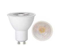 NXCVBNKZJ KJXP, Lot de 100, Spot LED GU10 5W/7W AC220V 2835SMD-6/8LED Lampe Plastique + Aluminium Sans Scintillement(3000k warm white,7W)