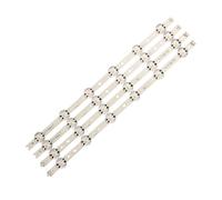 NXVASKEIP Bande LED 4/8 pièces for LG 49uj670v 49UV340C 49UJ6565 49UJ670V 49 V17 ART3 2862 2863 6916L-2862A 6916L-2863A V1749L1 Barre lumineuse(1TV(4PCS))