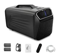 NYANS Mini-Climatiseur Portable à Compresseur - pour Voiture, Camping, Tente Et Usage Extérieur 12V/220V-Gray