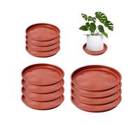 NYGGTYK Lot de 12 plateaux pot de fleurs, soucoupes égouttement, diamètre intérieur 11,5/13,5/15 cm