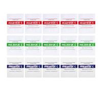 Nynelly 15pcs pH Test Meter Mesure lot Solution tampon de mesure de la poudre tampon pH Point d'étalonnage Regard Pour pH Mètre Étalonnage Rapide et Précis du pH de Pureté d'Eau,4.01 6.86 9.18