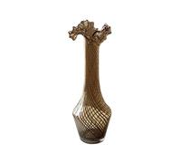 Nzzkoides Grand Vase en Verre, Grand Vase Décoratif d'art, Ornement pour Pièce Maîtresse, Table à Manger, Bar, Hôtel, Fête De Vacances, Taille 14 * 14 * 44cm(Size:14 * 14 * 44CM,Color:A)