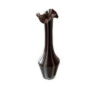 Nzzkoides Grand Vase en Verre, Grand Vase Décoratif d'art, Ornement pour Pièce Maîtresse, Table à Manger, Bar, Hôtel, Fête De Vacances, Taille 14 * 14 * 44cm(Size:14 * 14 * 44CM,Color:C)