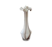 Nzzkoides Grand Vase en Verre, Grand Vase Décoratif d'art, Ornement pour Pièce Maîtresse, Table à Manger, Bar, Hôtel, Fête De Vacances, Taille 14 * 14 * 44cm(Size:14 * 14 * 44CM,Color:B)