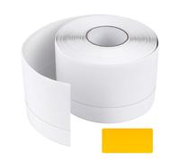 NZZVNZ Plinthe PVC Souple Autoadhésive 50x20mm, 6M pour Cuisine et Salle de Bain, Blanc