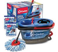 O-Cedar - Easywring - Balai serpillère en Microfibre et Seau de Nettoyage pour sols avec 2 recharges supplémentaires