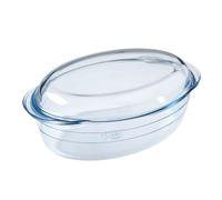 Ô Cuisine cocotte Ovale en Verre Borosilicate 3L