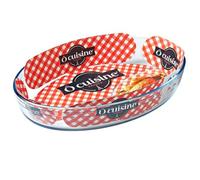 Ô cuisine Plat à four ovale en verre borosilicate 30 x 21 cm