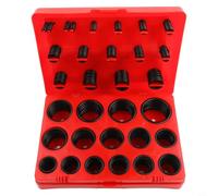 O-Ring Assortiment Boîte 382 Pièces 30 Tailles Caoutchouc Nitrile 70A Joint Joint Kit pour Voiture Moto Hydraulique Robinet et Sanitaire Noir