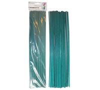 O&W Security Lot de 40 Tuteurs pour Plantes en Bois Vert 40 cm 100% biodégradable