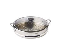 O´WOK Panier vapeur Inox + couvercle verre MASTRAD D32 cm SC