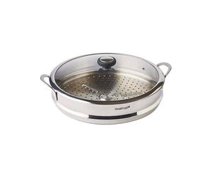O´WOK Panier vapeur Inox + couvercle verre MASTRAD D32 cm SC