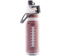 O2COOL Mist 'N Sip Bouteille d'eau brumisateur 2 en 1 Fonction brumisateur et siroter sans fuite avec bec verseur supérieur (football)