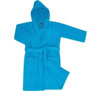 OAHOO Peignoir de bain enfant fille et garçon (1 pièce) Coton éponge avec capuche - Dresden Blue 146-152