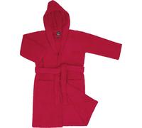 OAHOO Peignoir de bain enfant fille et garçon (1 pièce) Coton éponge avec capuche - Jester Red 146-152