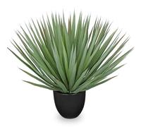Oairse Plantes d'agave artificielles de 46 cm - Plante d'agave réaliste - Plante d'agave artificielle d'intérieur pour la maison, le bureau, le salon, la cuisine, la table d'extérieur