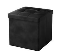Oak & Tea Pouf Coffre de Rangement Tabouret de Rangement