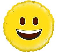 Oak Tree 18" Joyeux Emoji visage smiley design feuille Ballon Fête