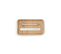 Oakywood Plateau Décoratif en Bois - Fabriqué à la Main - Rectangulaire - Organisateur Minimaliste pour Bureau, Coiffeuse - Décoration Maison - Chêne - 20x12 cm (7.9"x4.7")