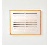 OAMOGTD Cache Tableau Électrique Bois avec Cadre Mural pour Maison Déco | Cache Tableau Électrique En Bois Mural, Coffret Électrique Décoratif Pour Maison(B,30*40cm/11.8*15.7in)