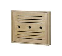 OAMOGTD Coffret Tableau Électrique Bois Mural Vertical Cache Déco Maison | Coffret Tableau Électrique Vertical en Bois, Fixation Murale Décoration Intérieure Maison(B,52*47cm/20.5*18.5in)