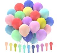 Oamwrae 110 Pièces Ballon Pastel, 12 Pouces Ballon Helium