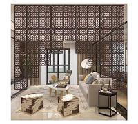 OAOAO Ensemble d'écran Mural de Panneau de séparation de pièce Suspendu Noir, for la décoration de la Maison et du Bureau, Taille 11.4 "x 11.4", 1 à 30 pièces Disponibles(16Pcs)