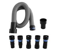 Oaqmvgin Kit de tuyau de collecte de poussière 3 m avec 6 connecteurs pour | La soupape de décharge d'air se bloque ou s'ouvre partiellement pour régler l'aspiration fine, empêchant l'outil de sceller