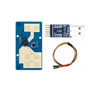 Oaqmvgin Module de capteur radar 24 GHz avec puce CH340 | Cette carte CH340 24 GHz permet un suivi en intérieur de plusieurs personnes, avec une portée de 6 m et une résolution de