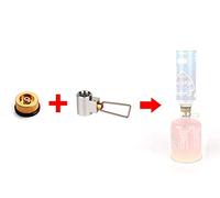 OAREA Convertisseur De Gaz Canister Adaptateur De Recharge De Shifter Cuisinière À Gaz Cylindres De Four De Camping + Adaptateur De Conversion De Tête De Cartouche De Gaz