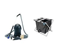 Oase 50529 PondoVac Classic Aspirateur de Bassin & Hozelock Panier d’aspirateur pour Bassin, Argent/Noir, 40 x 25 x 15 cm