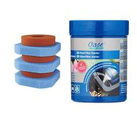 Oase 56110 Set de Mousses pour FiltoClear 6000 & 51277 AquaActiv BioKick Activateur de Filtre 100 ml