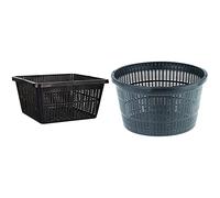 Oase Panier Jardinière Rond, 22 cm & Panier à Plantes carré 19