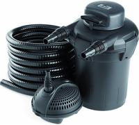 OASE Pontec PondoPress 5000 Set complet de filtre de bassin sous pression, plus pompe, UVC et tuyau