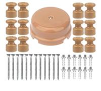 OASHISU Kit Boîte de Dérivation + 12 Isolateurs en Porcelaine, Bronze Ø78mm