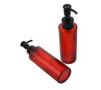 OATIPHO 2pièces Flacons Pompe Verre Ambré Lot pour Huile Démaquillante et Lotion Rechargeables Système Airless Flacons Cosmétiques Vides de Voyage