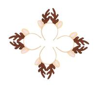 OATIPHO 4pièces Serre-tête De Noël Cerf Décoratif Et Mignon Pour Fête Et Occasions Spéciales