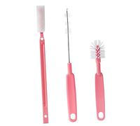 OATIPHO Ensemble de Brosses de Nettoyage pour Pailles et Bouteilles de Lait, Brosses Pratiques en Abs et Nylon Crochet Suspendre, pour Nettoyer les Parois Intérieures