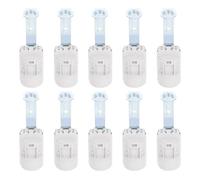 OATIPHO Lot de 10 Douilles E14 80 mm-Culot Bougie en Alliage Zinc & Plastique, Rénovation Rapide pour Lustre Ancien, Applique Murale, Lampe Bureau