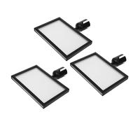OATIPHO Panneau de Signalisation pour Barrière de Queue, Porte-panneau Horizontal pour Poteaux 3pcs, Acier Inoxydable, Rapide, Affichage Directionnel, Adapté aux Aéroports et